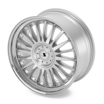 Schmidt CC-Line 2.5 Zoll Radinox Stufenbetten HighGloss Silver