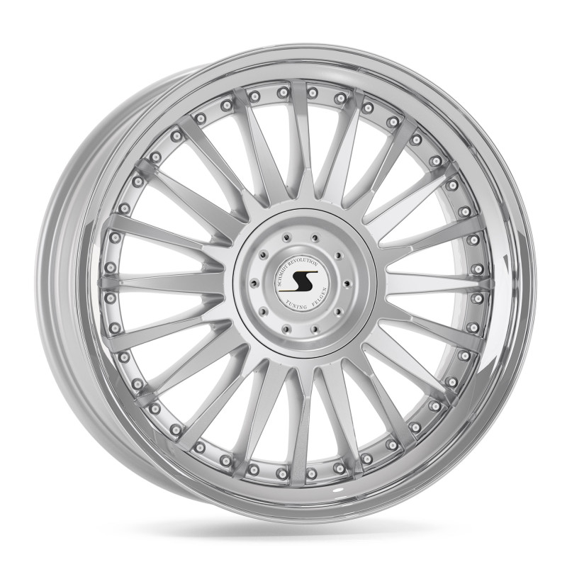 Schmidt CC-Line 2.5 Zoll Radinox Stufenbetten HighGloss Silver