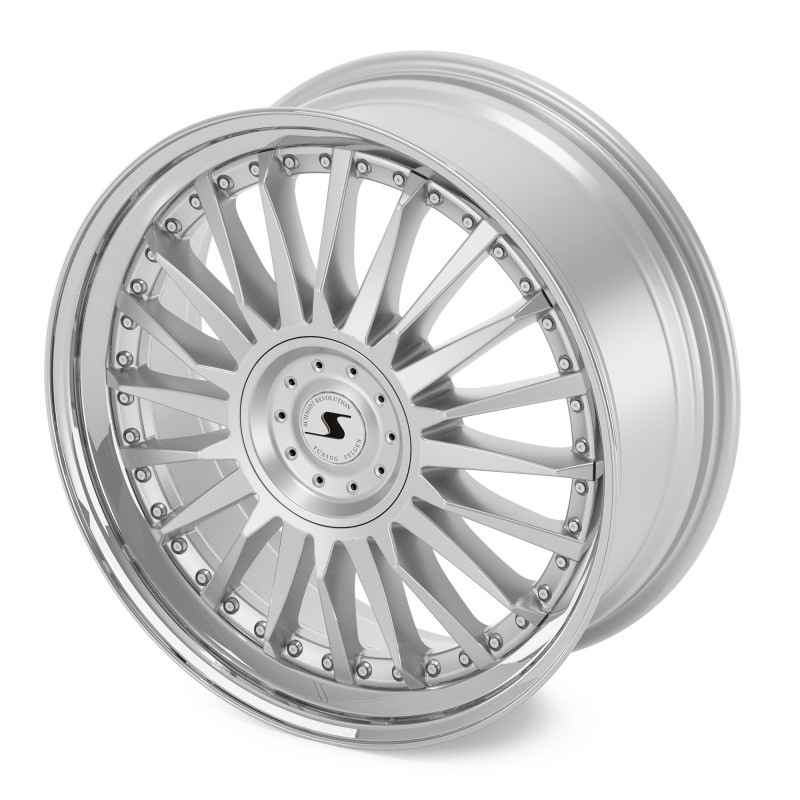 Schmidt CC-Line 2 Zoll Radinox Stufenbetten HighGloss Silver