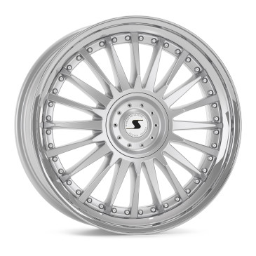 Schmidt CC-Line 2 Zoll Radinox Stufenbetten HighGloss Silver