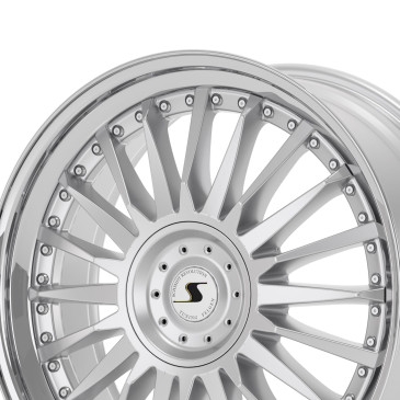 Schmidt CC-Line 2 Zoll Radinox Stufenbetten HighGloss Silver