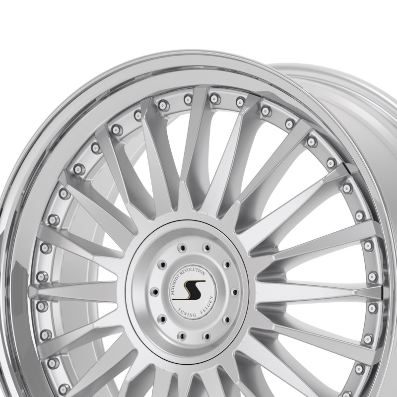 Schmidt CC-Line 2 Zoll Radinox Stufenbetten HighGloss Silver