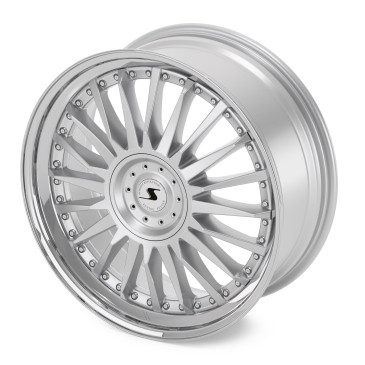 Schmidt CC-Line 2 Zoll Radinox Stufenbetten HighGloss Silver