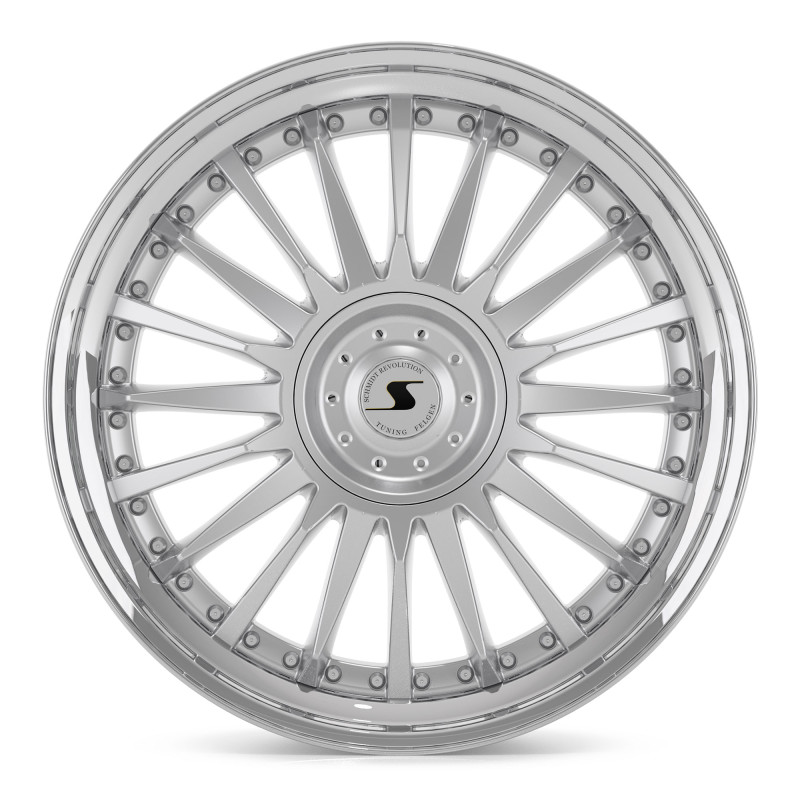 Schmidt CC-Line 2 Zoll Radinox Stufenbetten HighGloss Silver