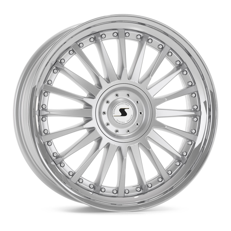 Schmidt CC-Line 2 Zoll Radinox Stufenbetten HighGloss Silver