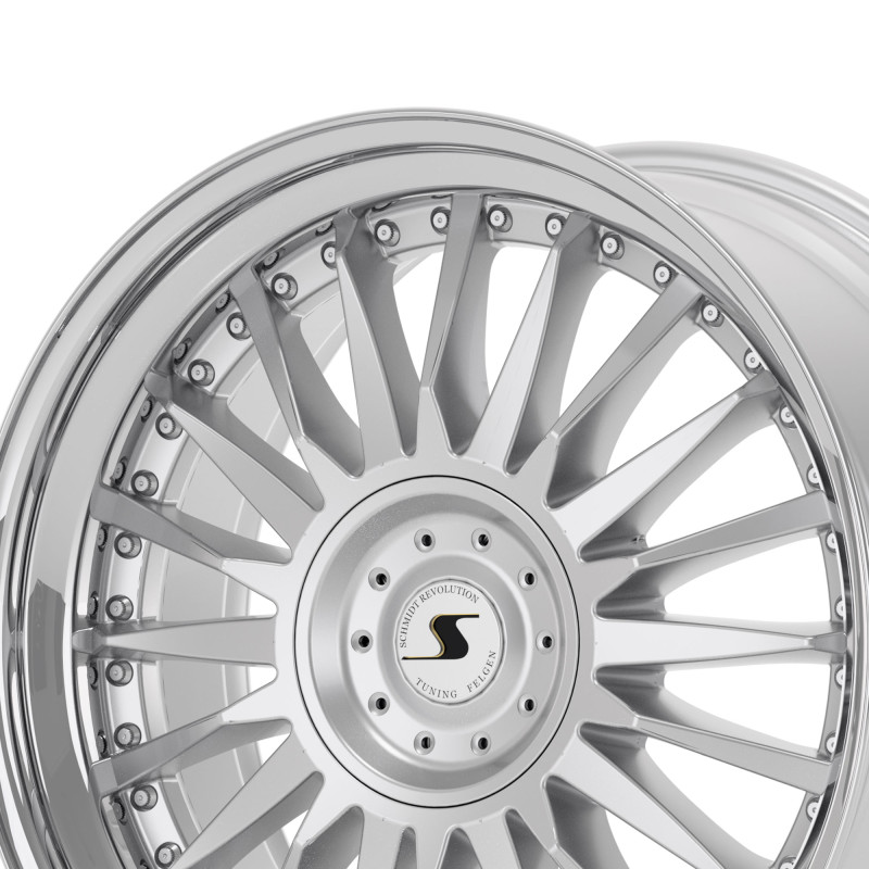 Schmidt CC-Line 3 Zoll Radinox Stufenbetten HighGloss Silver