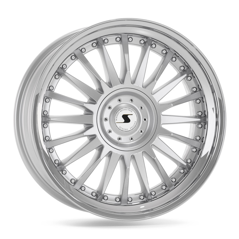 Schmidt CC-Line 3 Zoll Radinox Stufenbetten HighGloss Silver