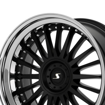 Schmidt CC-Line 4.5 Zoll Radinox Stufenbetten SatinBlack