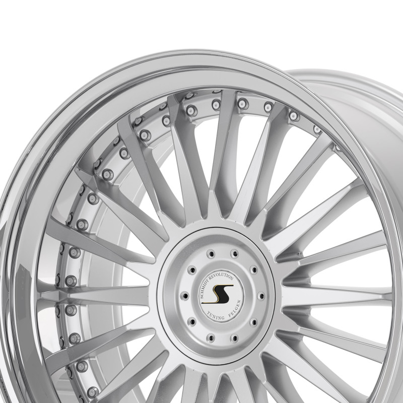 Schmidt CC-Line 4.5 Zoll Radinox Stufenbetten HighGloss Silver