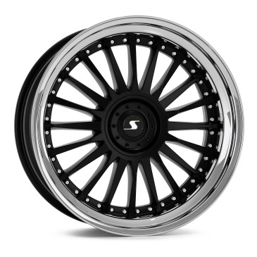 Schmidt CC-Line 4 Zoll Radinox Stufenbetten SatinBlack