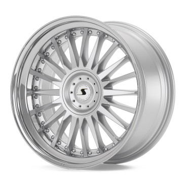 Schmidt CC-Line 4 Zoll Radinox Stufenbetten HighGloss Silver