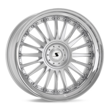 Schmidt CC-Line 4 Zoll Radinox Stufenbetten HighGloss Silver