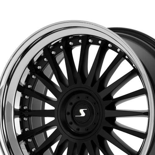 Schmidt CC-Line 4 Zoll Radinox Stufenbetten SatinBlack
