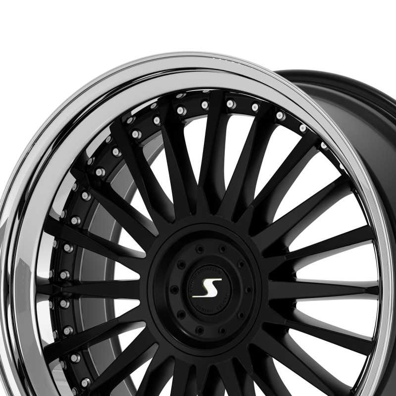 Schmidt CC-Line 4 Zoll Radinox Stufenbetten SatinBlack
