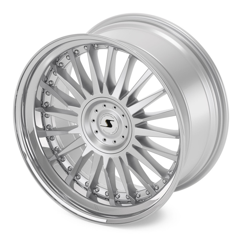 Schmidt CC-Line 4 Zoll Radinox Stufenbetten HighGloss Silver