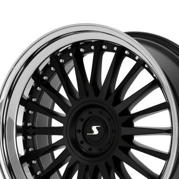 Schmidt CC-Line 4 Zoll Radinox Stufenbetten SatinBlack