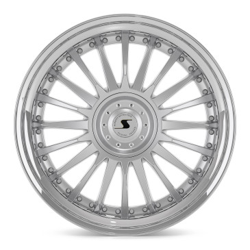 Schmidt CC-Line 4 Zoll Radinox Stufenbetten HighGloss Silver