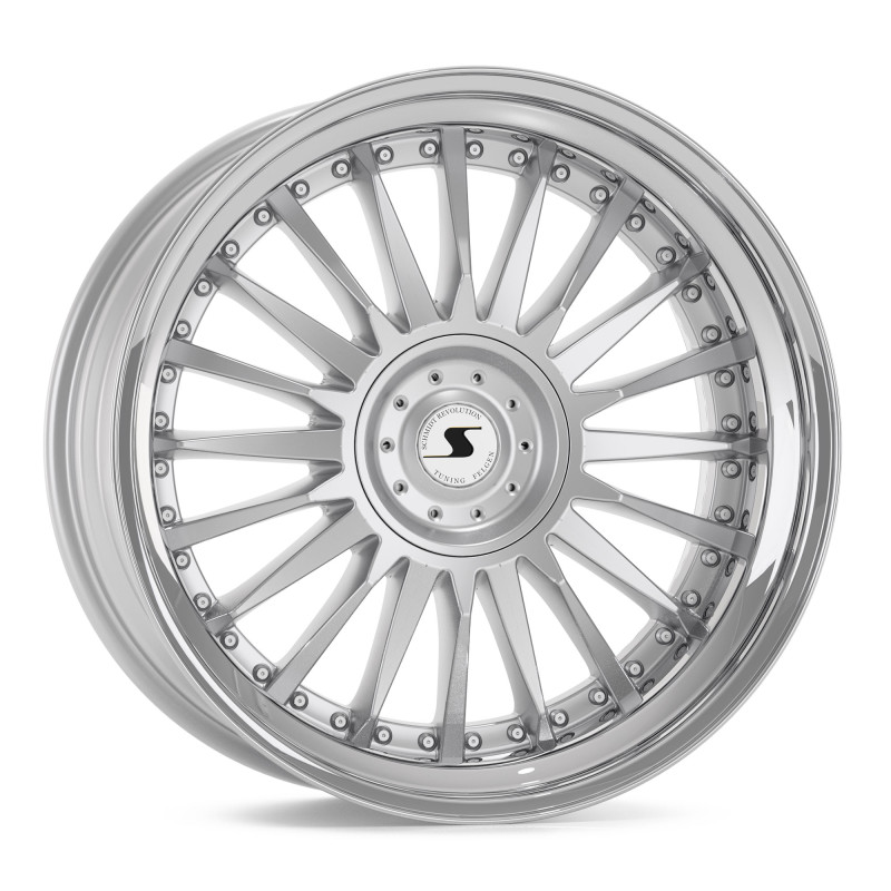 Schmidt CC-Line 4 Zoll Radinox Stufenbetten HighGloss Silver