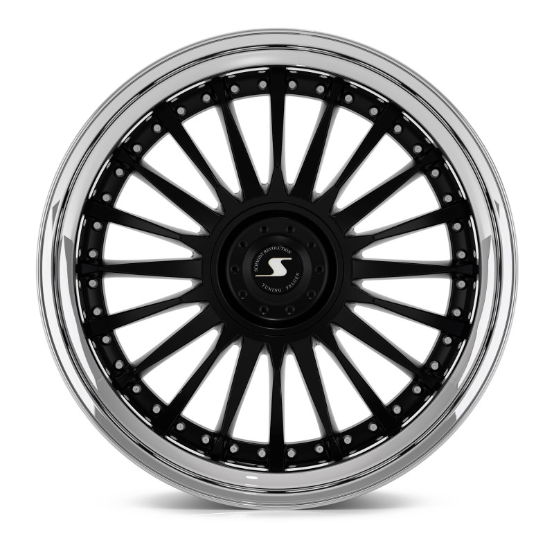 Schmidt CC-Line 5 Zoll Radinox Stufenbetten SatinBlack