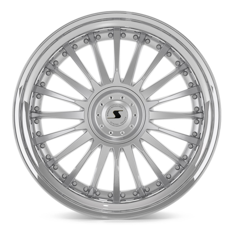 Schmidt CC-Line 5 Zoll Radinox Stufenbetten HighGloss Silver