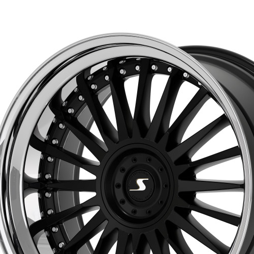 Schmidt CC-Line 5 Zoll Radinox Stufenbetten SatinBlack