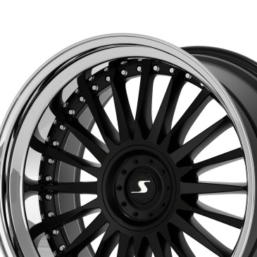 Schmidt CC-Line 5 Zoll Radinox Stufenbetten SatinBlack