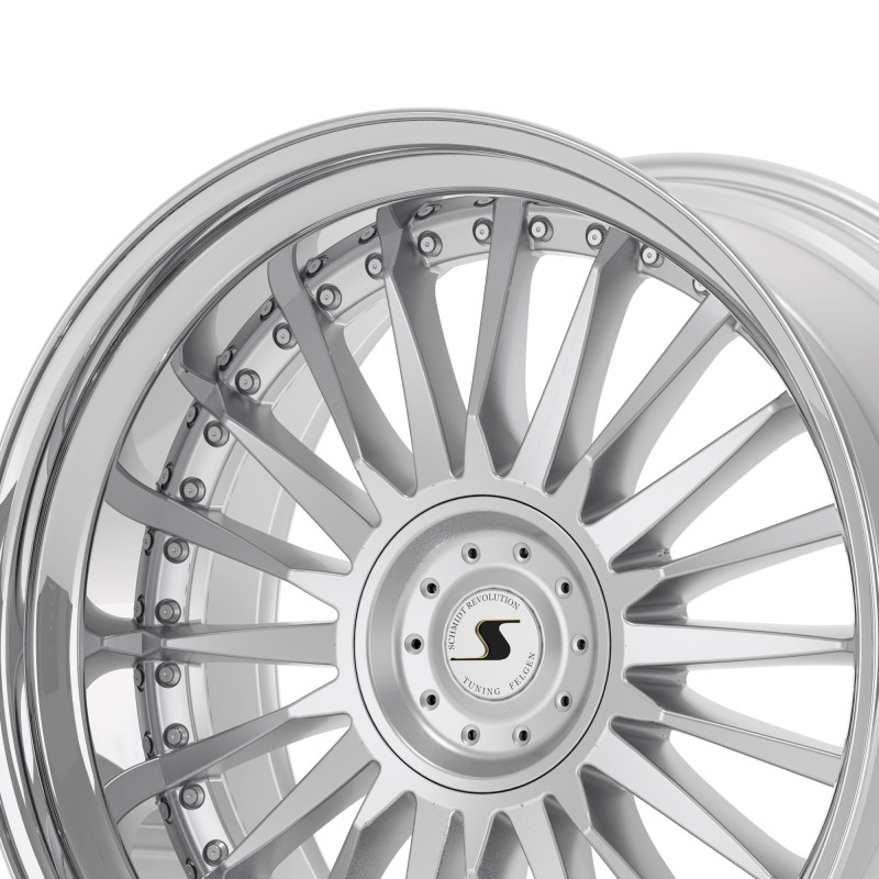 Schmidt CC-Line 5 Zoll Radinox Stufenbetten HighGloss Silver