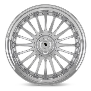 Schmidt CC-Line 5 Zoll Radinox Stufenbetten HighGloss Silver