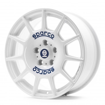 SPARCO TERRA WHITE + BLUE LETTERING