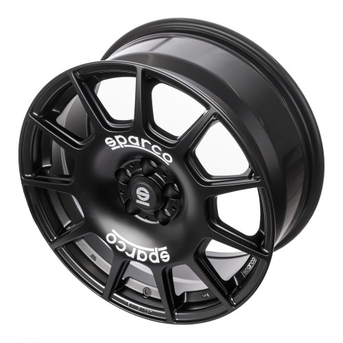 SPARCO TERRA MATT BLACK + WHITE LETTERING