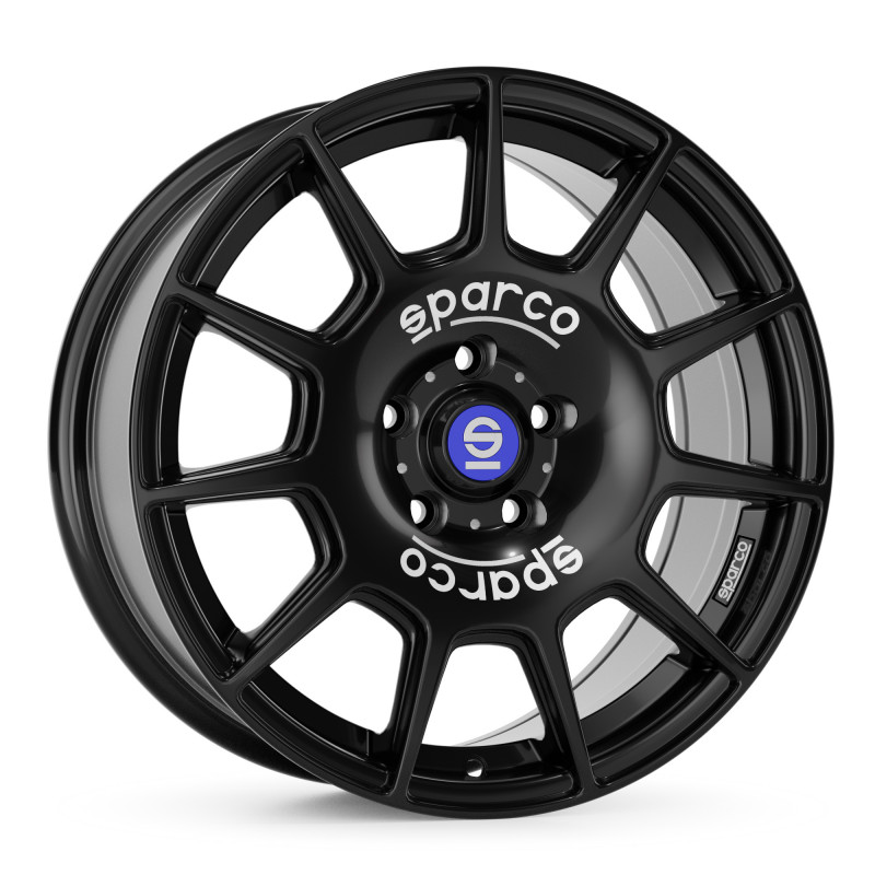 SPARCO TERRA MATT BLACK + WHITE LETTERING