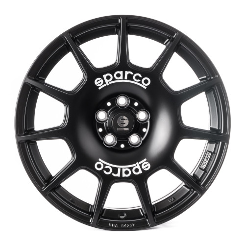 SPARCO TERRA MATT BLACK + WHITE LETTERING