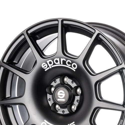 SPARCO TERRA MATT BLACK + WHITE LETTERING