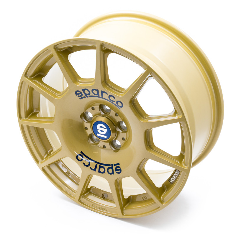 SPARCO TERRA RACE GOLD + BLUE LETTERING