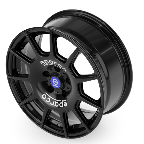 SPARCO TERRA MATT BLACK + WHITE LETTERING