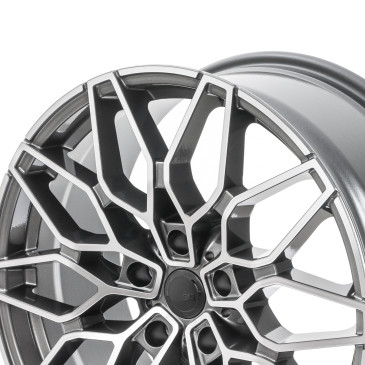 SX-Wheels SX1 Glossy Gunmetal Machined