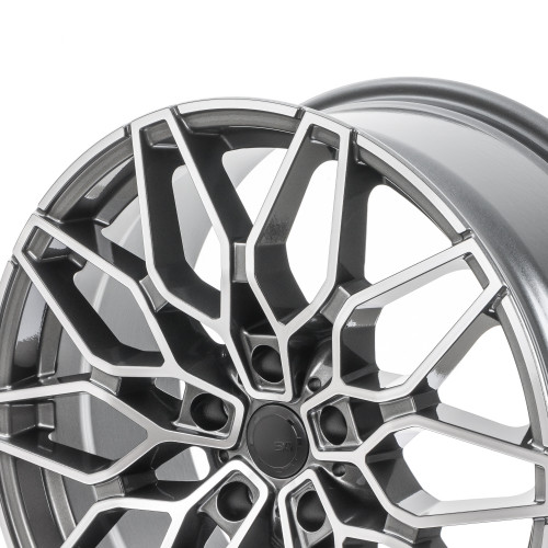 SX-Wheels SX1 Glossy Gunmetal Machined