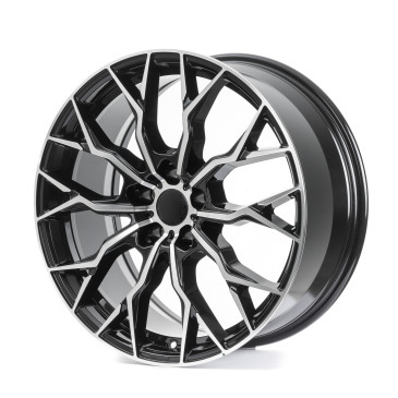 SX-Wheels SX2 Glossy Black Machined