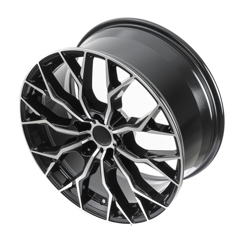 SX-Wheels SX2 Glossy Black Machined