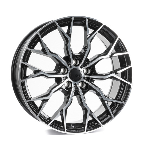 SX-Wheels SX2 Glossy Black Machined