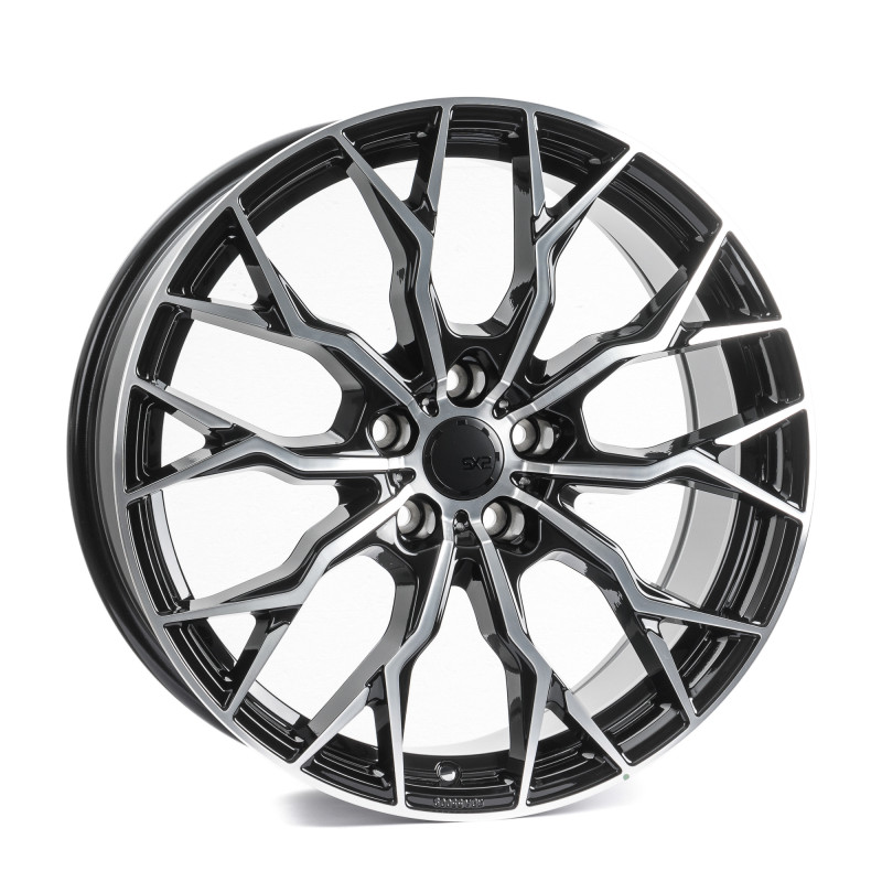 SX-Wheels SX2 Glossy Black Machined