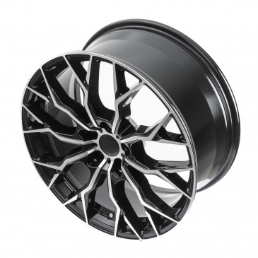 SX-Wheels SX2 Glossy Black Machined