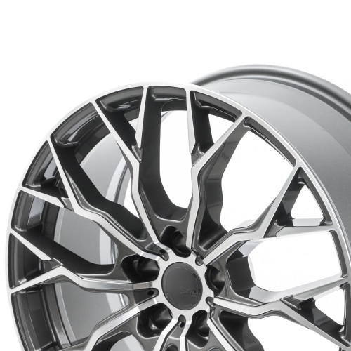 SX-Wheels SX2 Glossy Gunmetal Machined