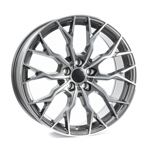 SX-Wheels SX2 Glossy Gunmetal Machined