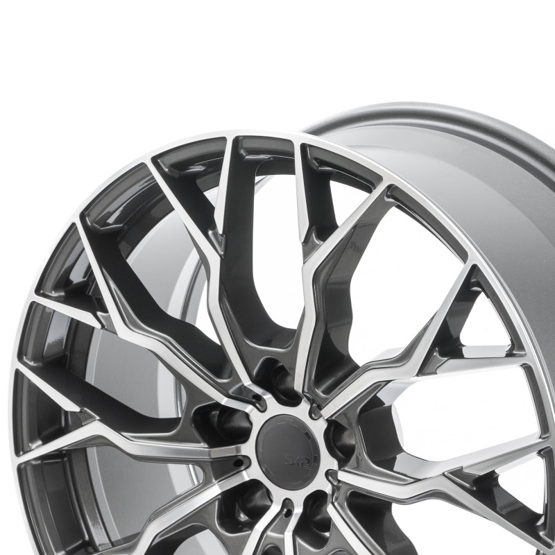 SX-Wheels SX2 Glossy Gunmetal Machined
