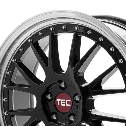 Tec Speedwheels GT EVO Schwarz Glanz Hornpoliert
