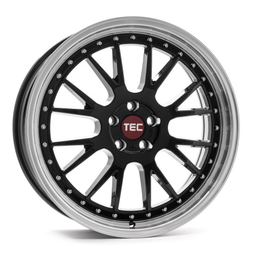 Tec Speedwheels GT EVO Schwarz Glanz Hornpoliert