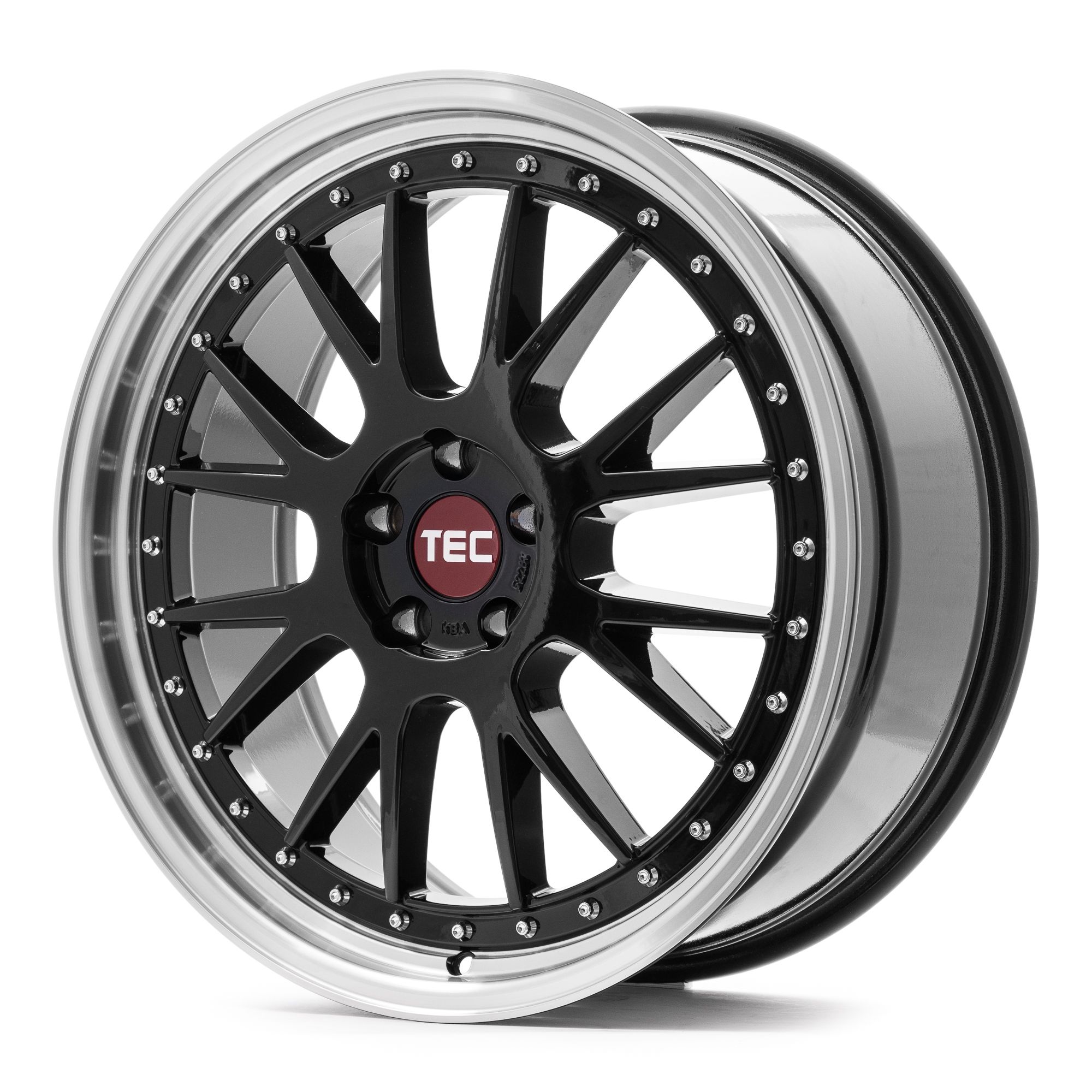 Tec Speedwheels GT EVO Felgen schwarz Glanz Hornpoliert in 19 Zoll