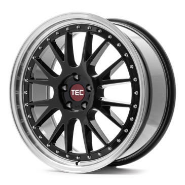 Tec Speedwheels GT EVO Schwarz Glanz Hornpoliert
