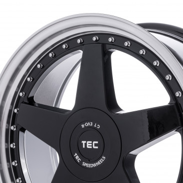 Tec Speedwheels GT EVO-R Schwarz Glanz Hornpoliert